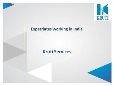 Expatriates working in INDIA